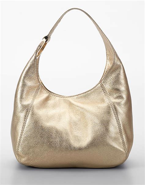 michael kors gold hobo purse|michael kors shoulder bag brown.